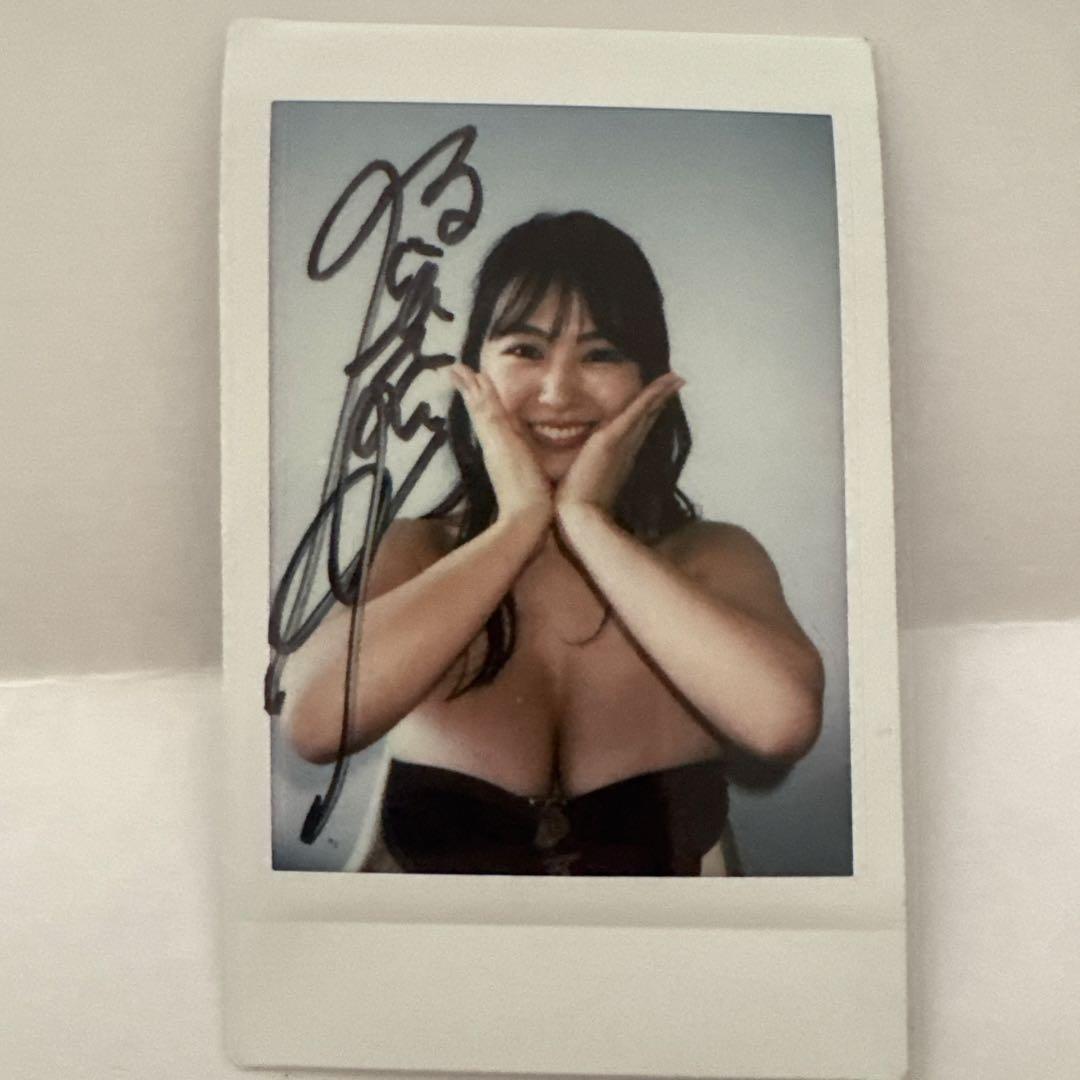 福井梨莉華さん直筆サイン入り黒水着チェキ写真 - メルカリ