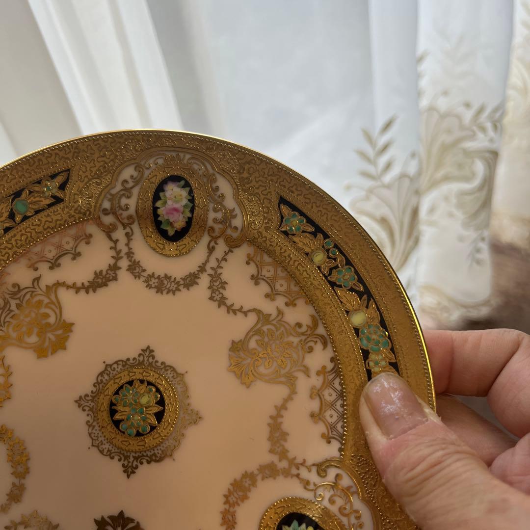 最終処分特価オールドノリタケマルキ金彩が豪華なプレート素敵な