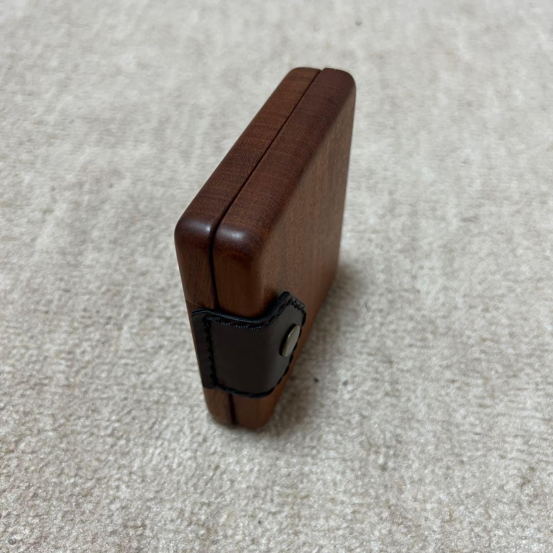 LIFE シガレットケース　マホガニー製ハンドメイド