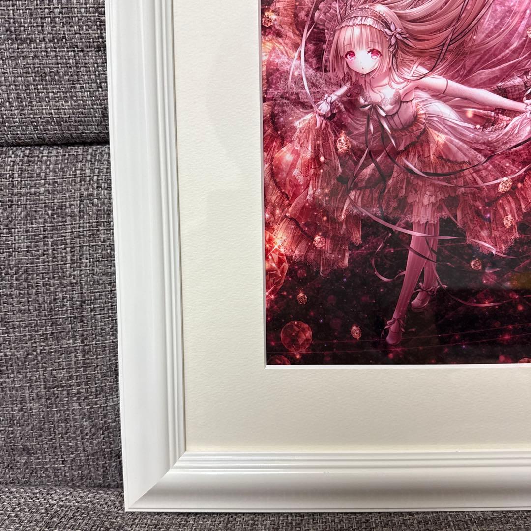 直筆サイン入り てぃんくる BIANCO AUDACE 複製原画 軸中心派