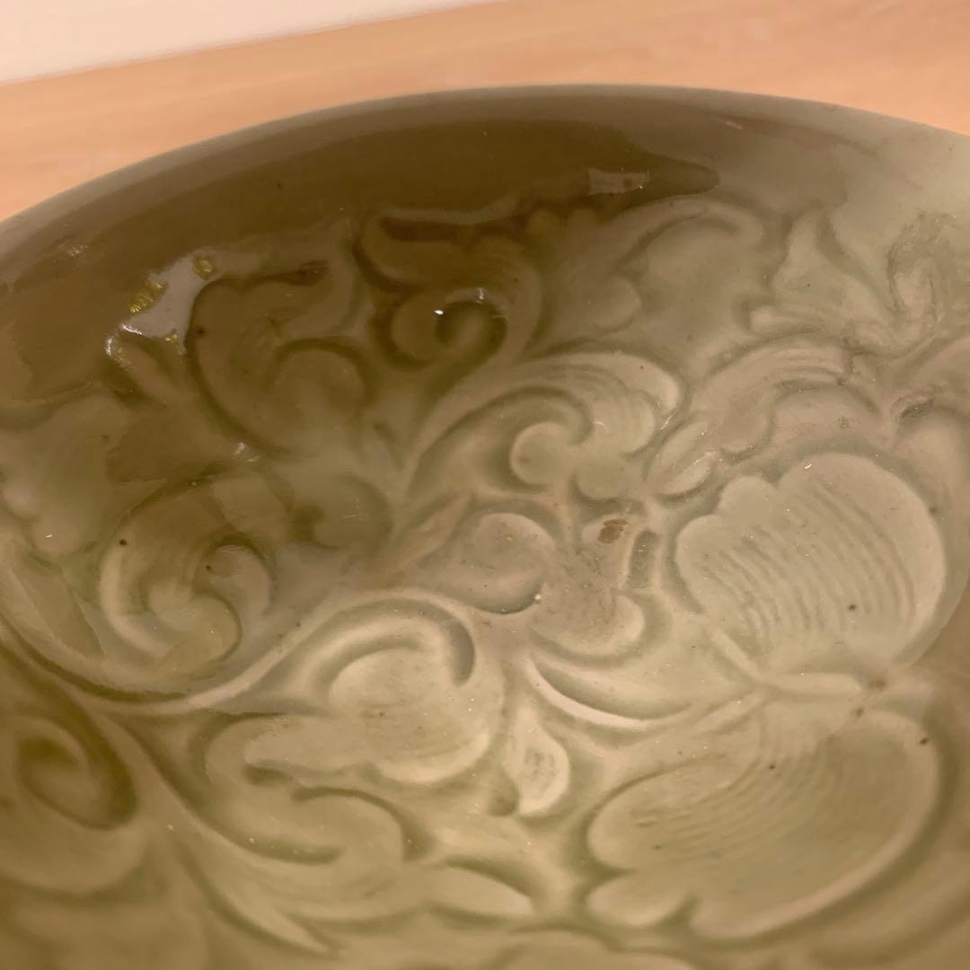 中国美術 唐物 耀州窯 青磁 北宋時代 茶碗 127