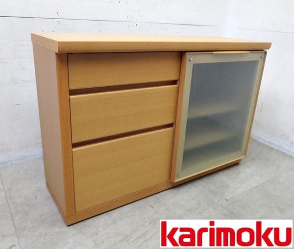 展示品■カリモクスタンダードモダン■サイドボードHU4267■ナラ材■23.6万 サイドボード 幅120cm HU4267 モカブラウン 通販 | 【公式】カリモク