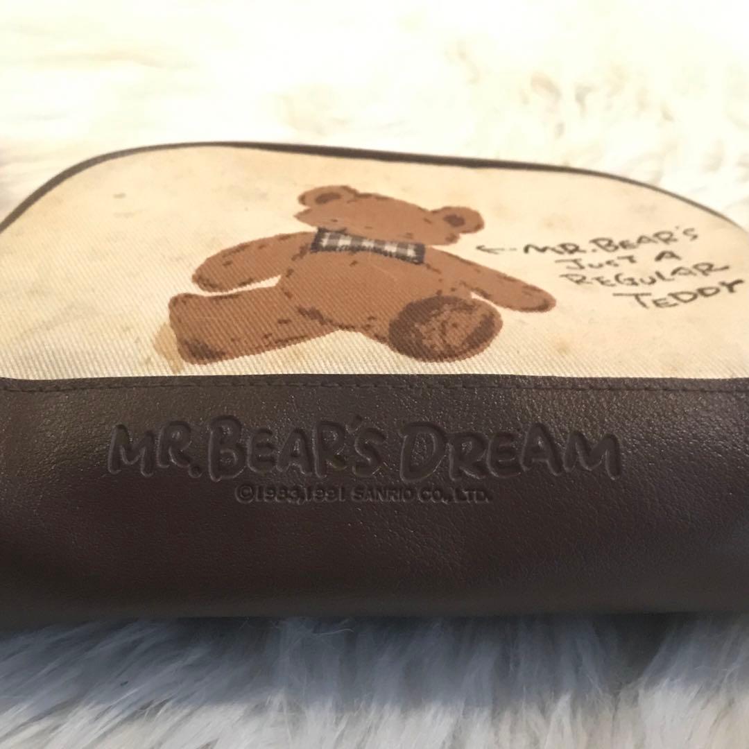 お宝品 】1991年製 Mr.BEAR'S DREAM ポーチ SANRIO - メルカリ