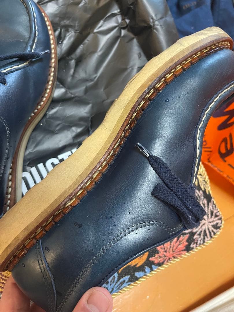 安藤製靴　チロリアンシューズ　ラッセル　レッドウイング　ウエスコ モカシン