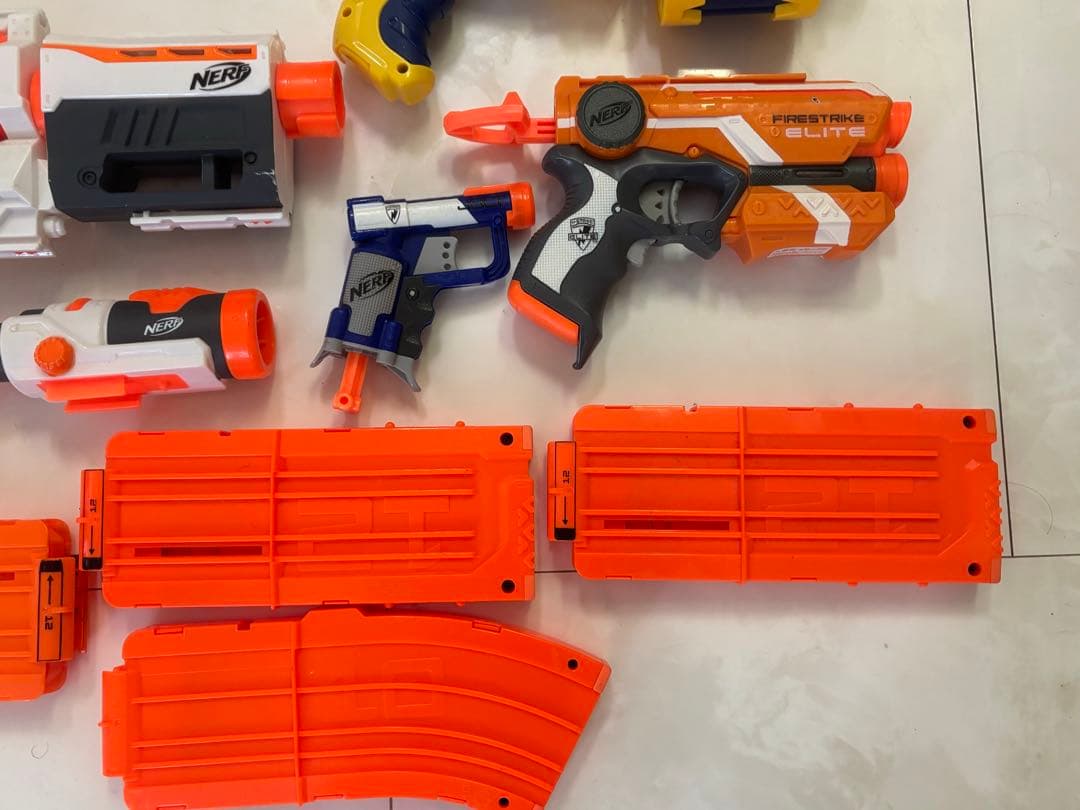 ナーフ6点セット中古　リタエイター　ストライクモジュラス　その他おまけ