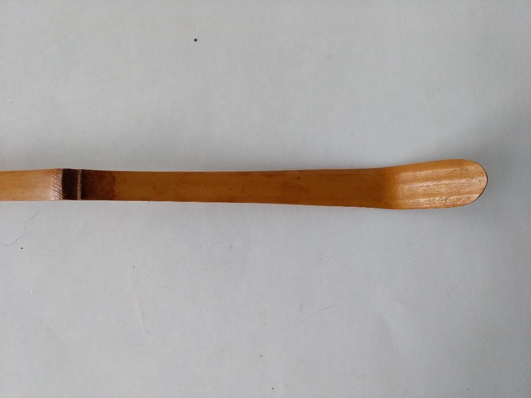 竹茶杓 銘「花ごろも」大徳寺511世管長 立花大亀 筆 稲尾誠中斎 削り 新品