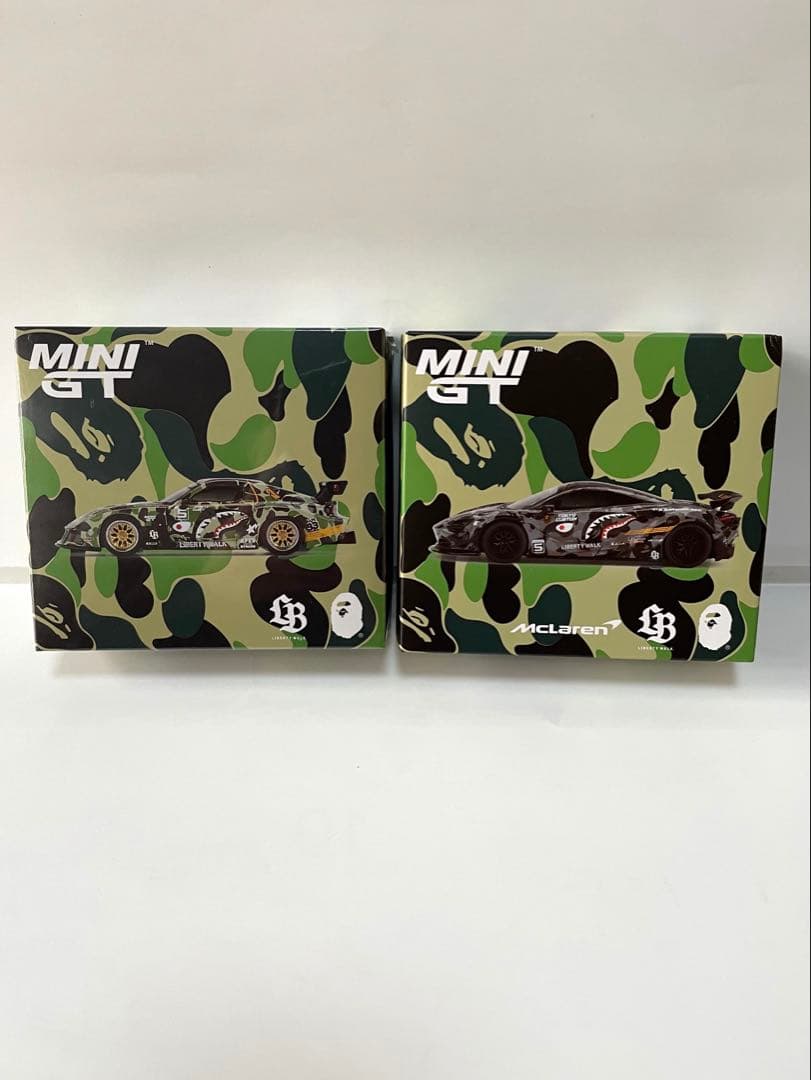 2台セット MINI GT BAPE LBWK マクラーレン 720S RX-7 Set Of 2 Mini Gt