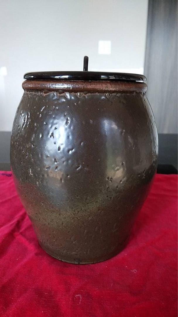 丹波焼　古美術、古丹波　黒丹波　水差し　茶道具　茶器　煎茶道具　古道具　雑器