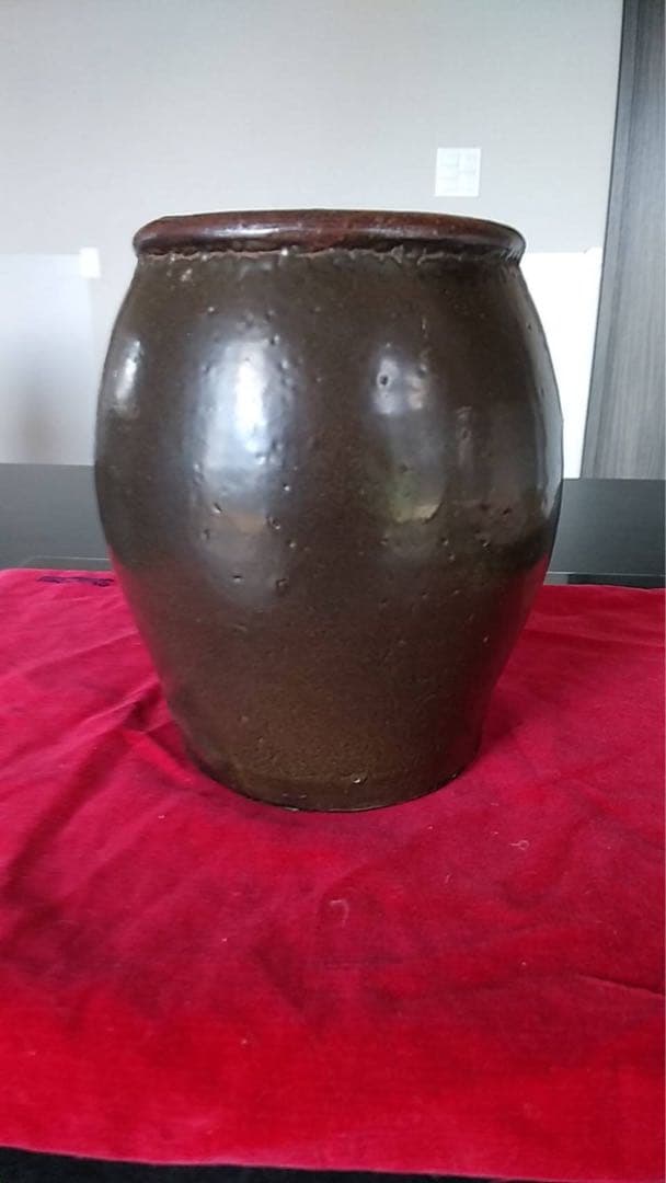 丹波焼　古美術、古丹波　黒丹波　水差し　茶道具　茶器　煎茶道具　古道具　雑器