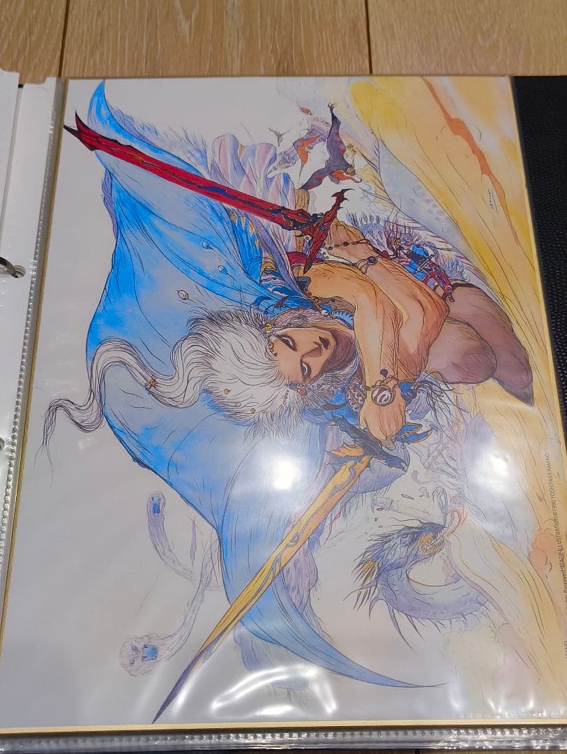 天野喜孝氏 直筆サイン色紙 70Anniversary Yearsファイル