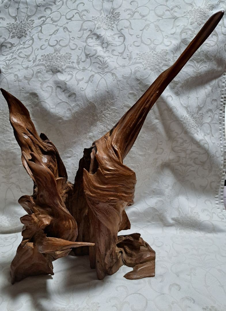 屋久杉 2組組み合わせ 飾り置物