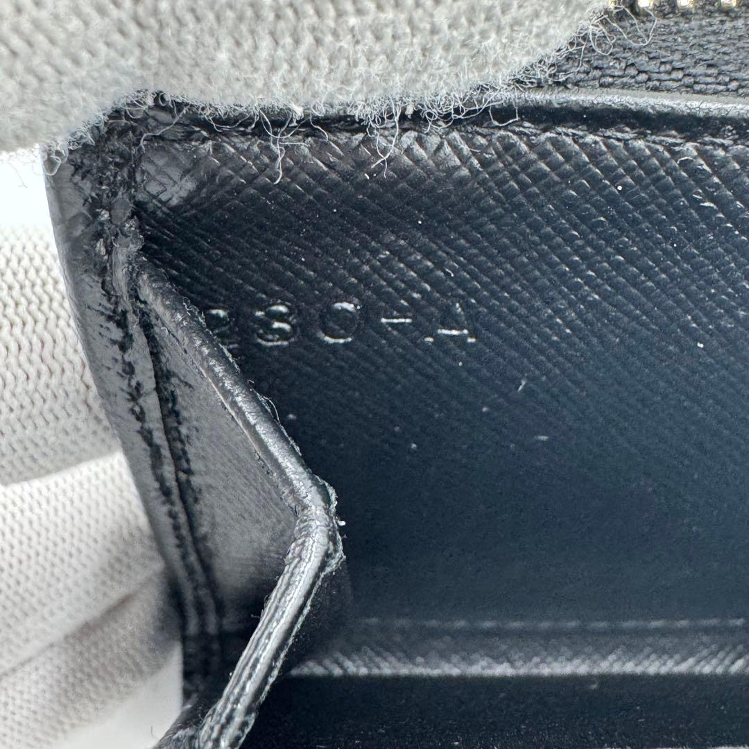 PRADA プラダ サフィアーノ レザー ケース ブラック シリアル 箱