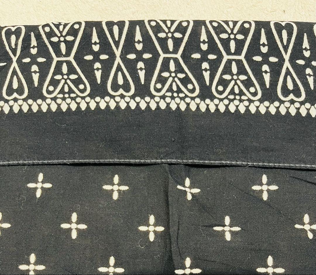 ビンテージ クロスバンダナ ブラック＆ネイビーセット RN14193 60's〜