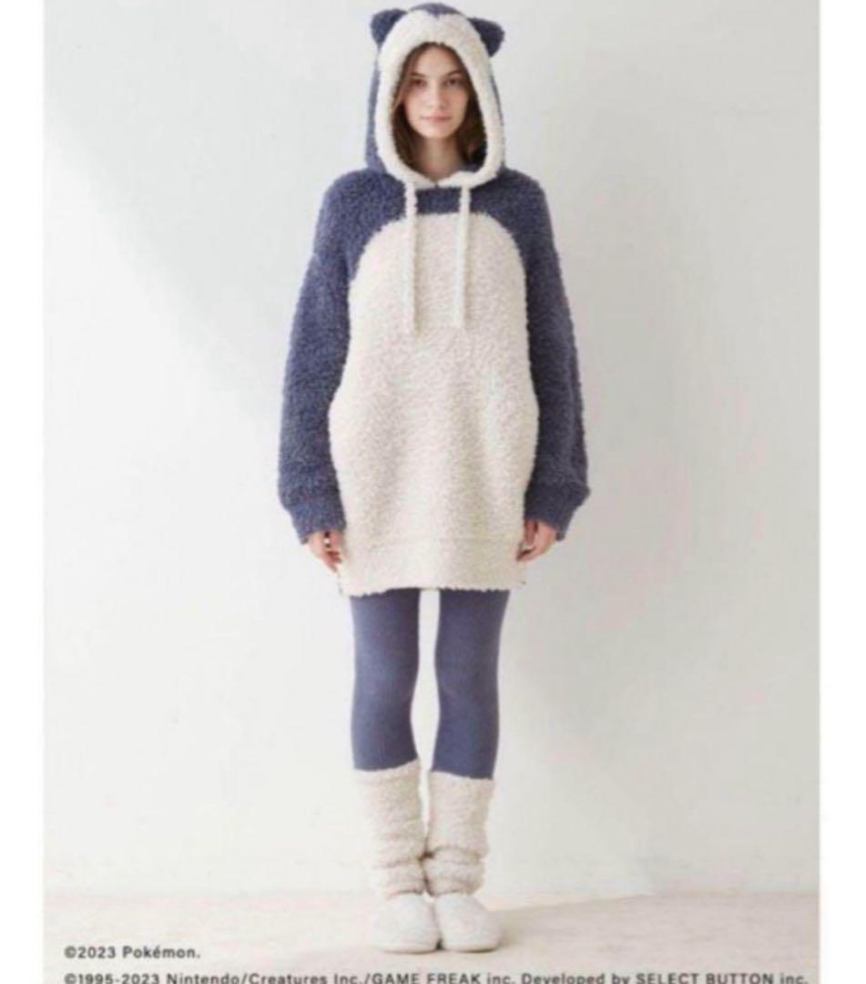 新品！gelato piqueカビゴン フーディ&レッグウォーマーレギンスセット