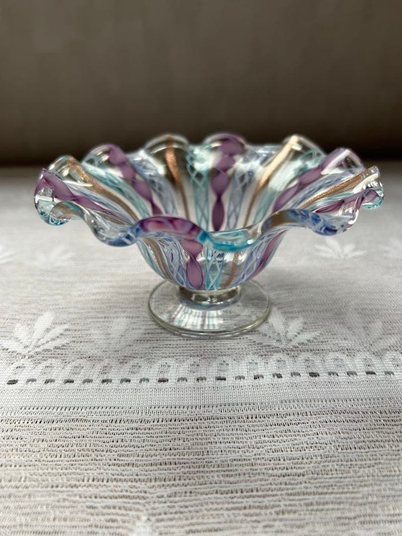 ベネチアングラス ガラス コンポート レース - glorybeautysalon.com