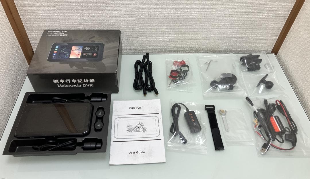 ATOVANKA 新品 バイク スマートモニター 6.25インチ ドラレコ 空気圧