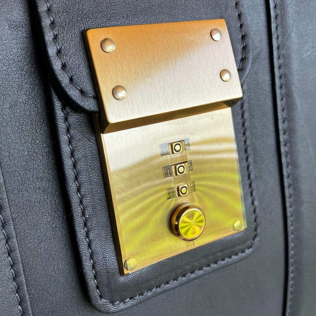 バッグ New Vintage Coach Briefbag Black Leather