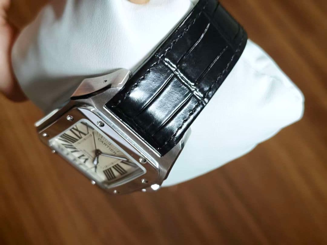 カルティエ CARTIER W20073X8　サントス100 LM 自動巻き