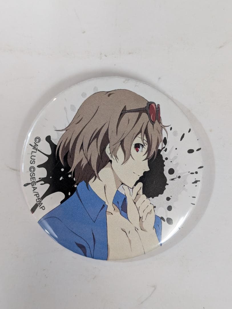 ペルソナ5 純喫茶ルブラン 缶バッジ 明智吾郎