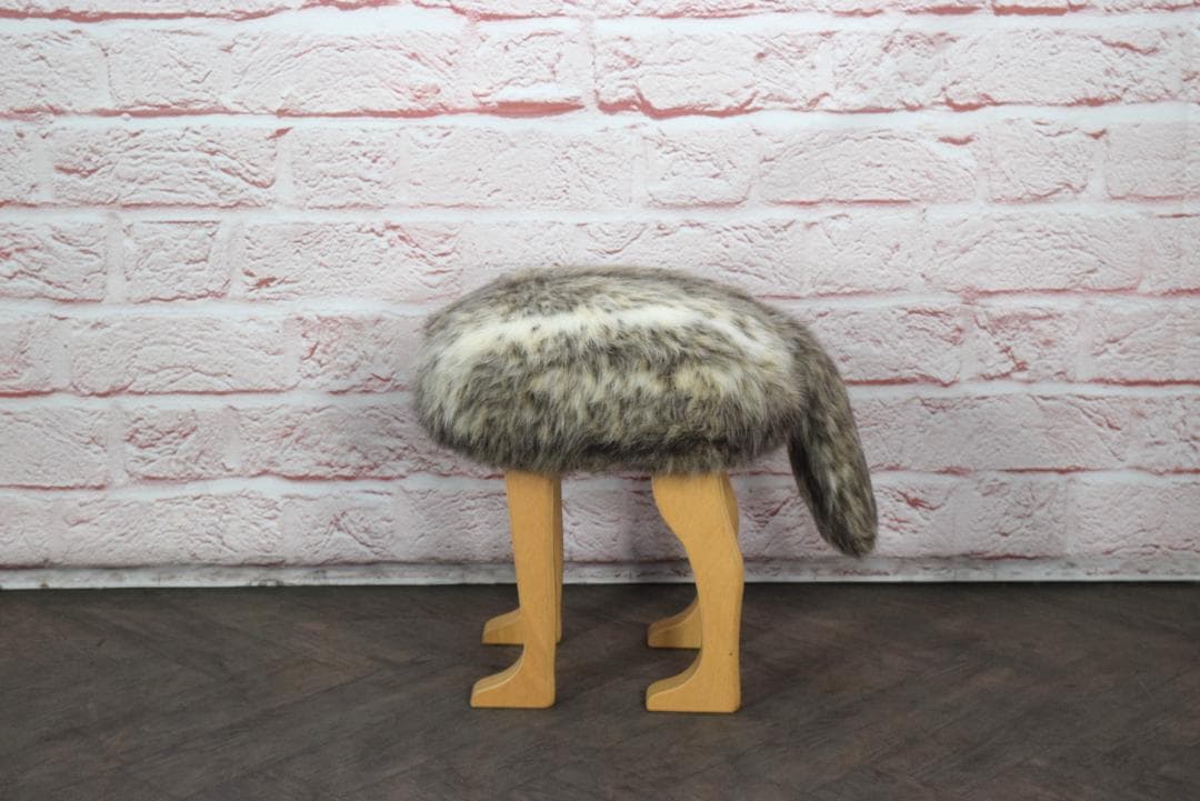 展示品 旭川家具 匠工芸 アニマルスツール Lサイズ