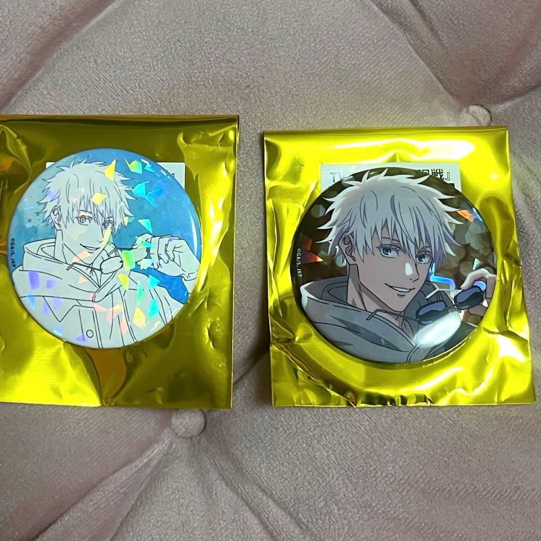 呪術廻戦 マルキューブ トレーディング ホロ缶バッジ 五条悟 - メルカリ