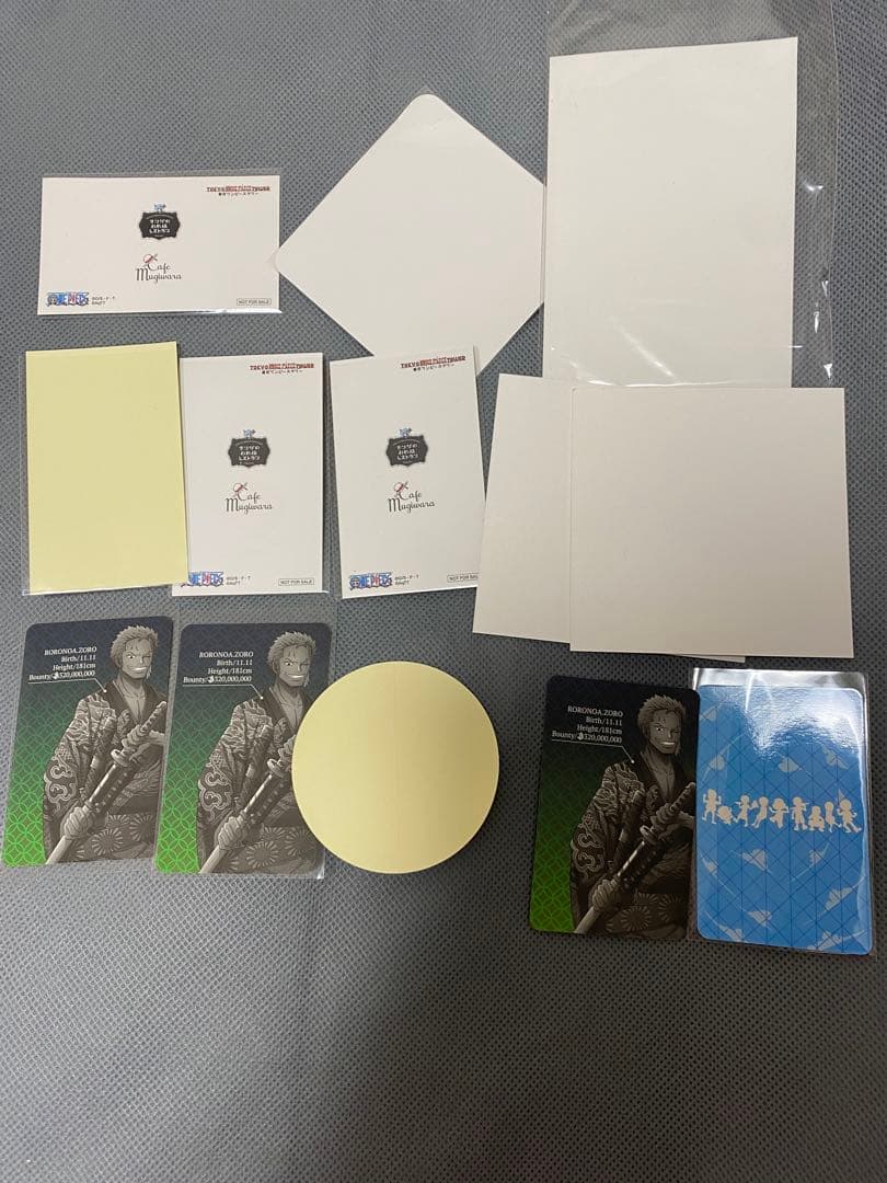 ロロノア・ゾロ 東京ワンピースタワー ステッカー カード