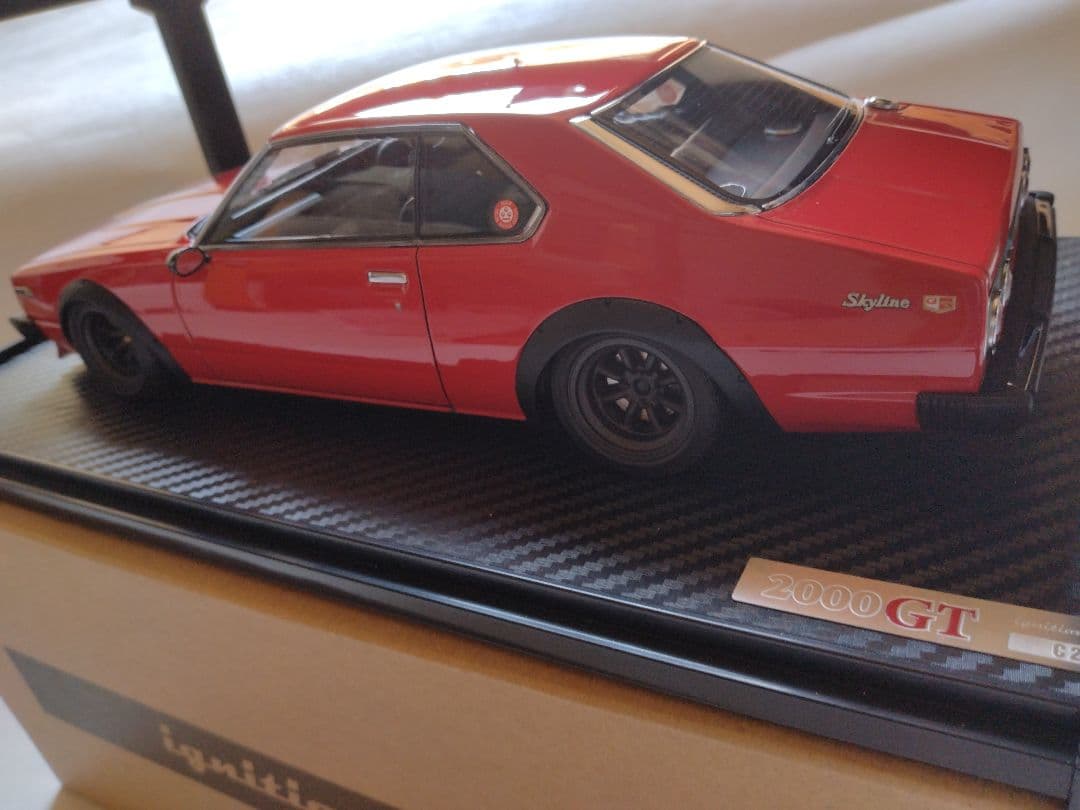 ken1/18日産スカイラインジャパンGT-ES(C210)レッド