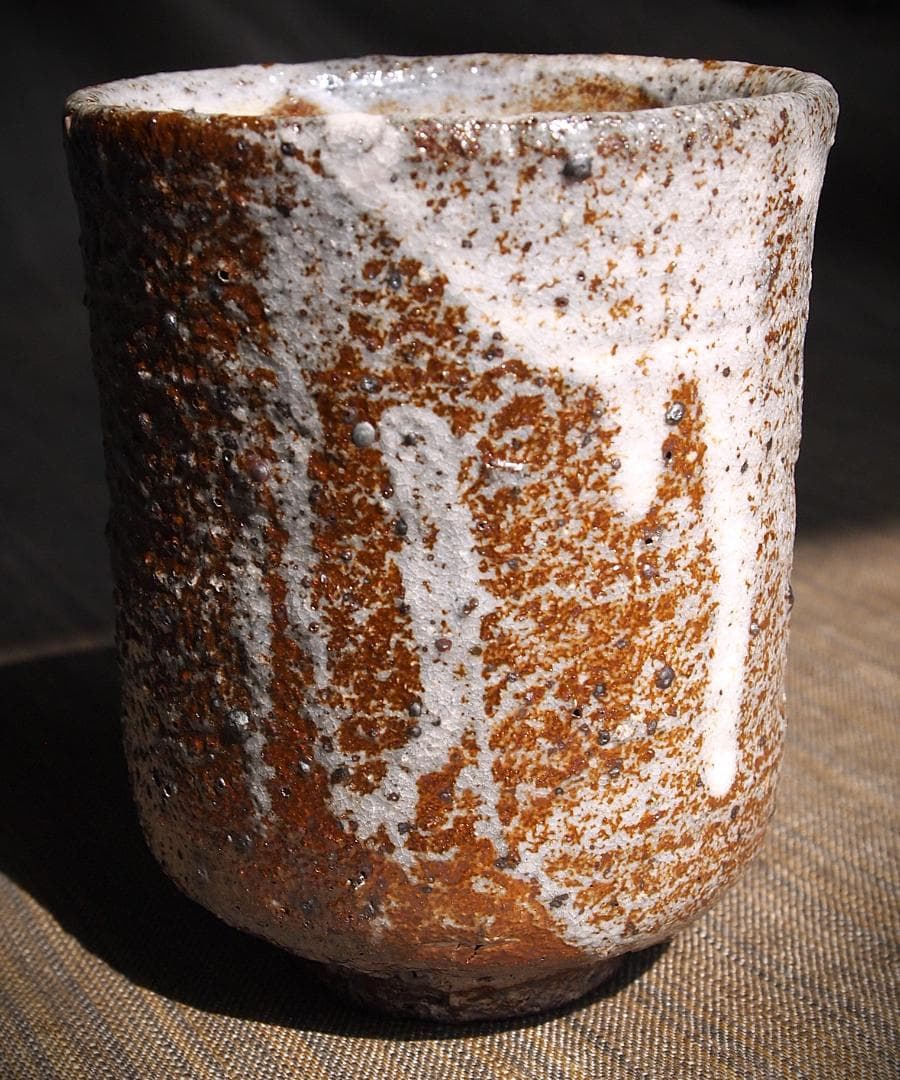 人気作家★中川恭平【師＆父：中川自然坊】★粉引唐津湯のみB