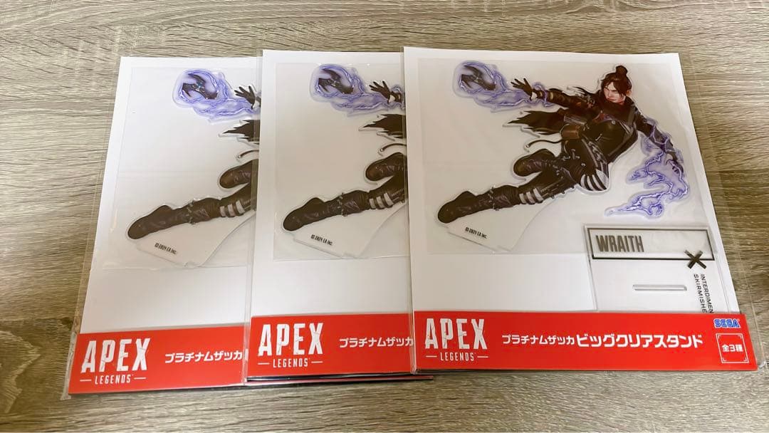 Apex Legends プラチナムザッカビッグクリアスタンド6種　42枚セット