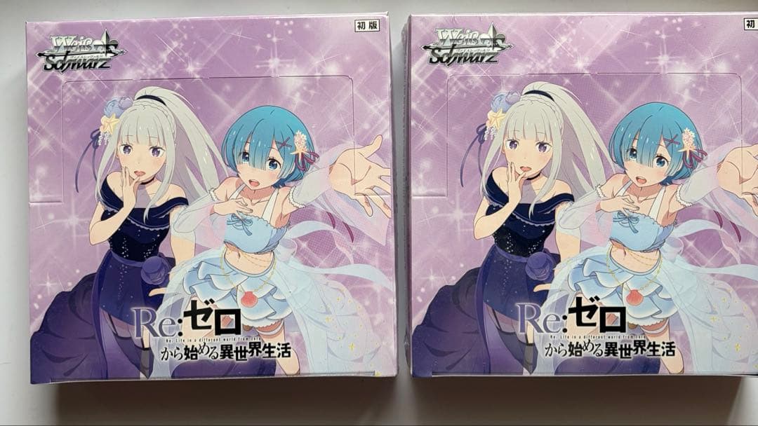 Re:ゼロから始める異世界生活 ヴァイスシュヴァルツ 2個セット