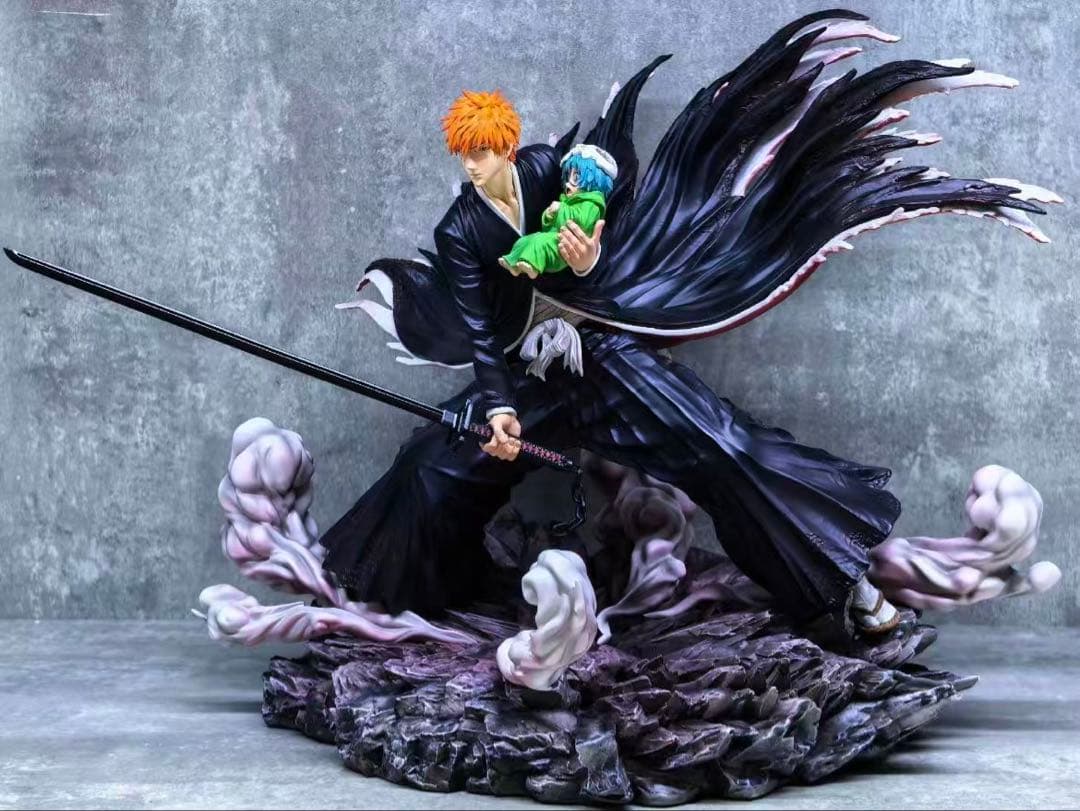 BLEACH 黒崎一護 ガレージキット ガレキ スタチュー⑧⑤