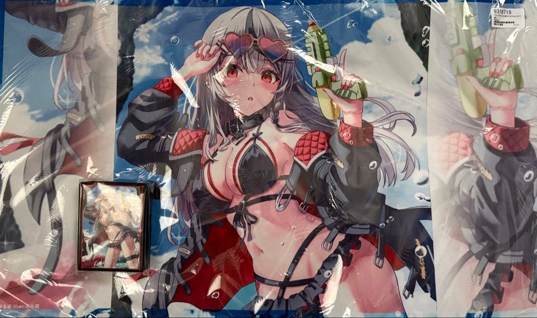 ホロライブ　沙花叉クロヱ　クロエ　スリーブ&プレイマット　セット