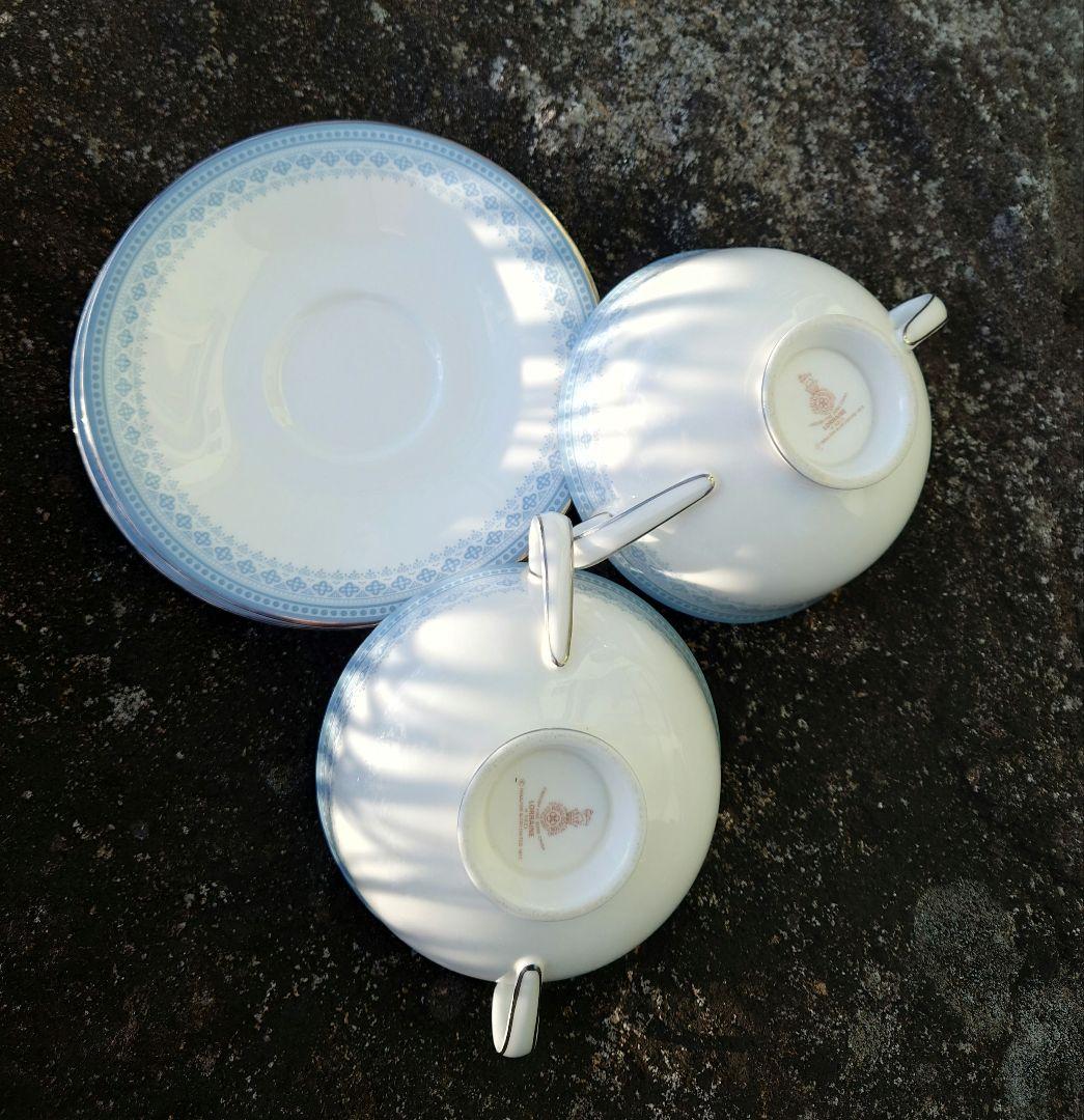 オールドロイヤルドルトン　1973年イギリス製　ボーンチャイナ　スープカップ２客