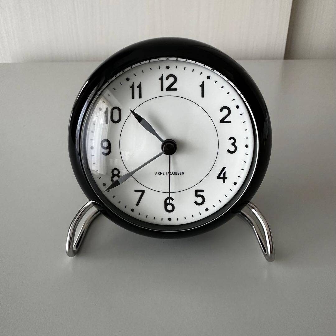 ARNE JACOBSON CLOCKS アルネヤコブセン テーブルクロック ARNE JACOBSEN （アルネヤコブセン）テーブルクロック ステーション