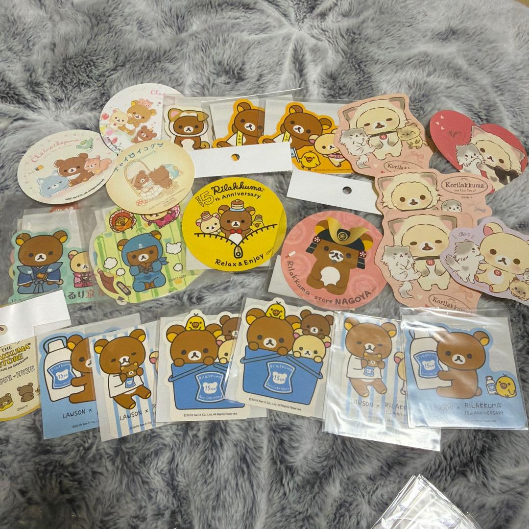 詰め合わせCA】リラックマグッズ ポストカード ノート クリアファイル