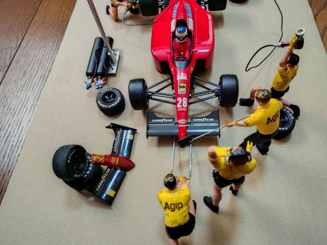 1/20 タミヤ ミニカー ピットクルー セット