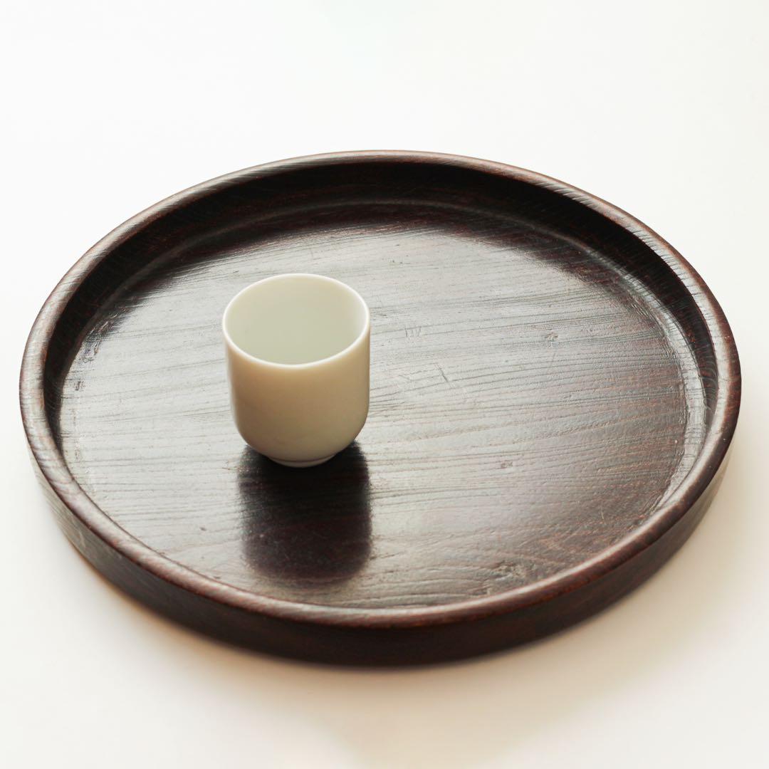 木地盆 丸盆 くりぬき盆 盆 木工 酒