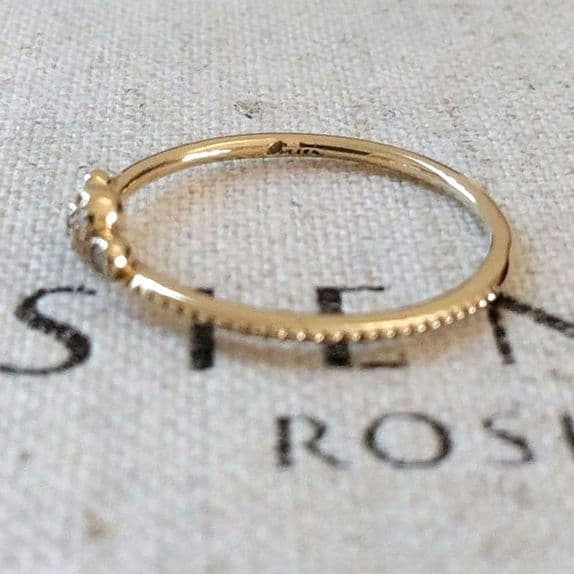 お取り置き★シエナ K10 ダイヤモンド リング 9号 おひつじ座 ゾディアック