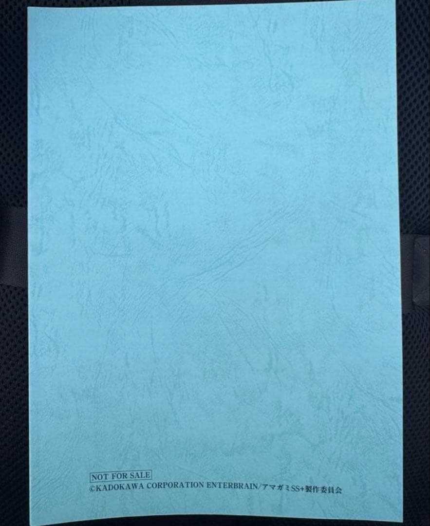 【新品】アマガミ15周年　特典　台本 アマガミSS　 1部