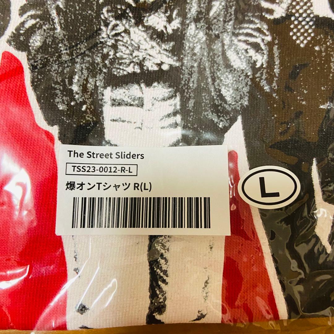新品未着用】THE STREET SLIDERS 爆オン TEE 赤 Lサイズ - メルカリ
