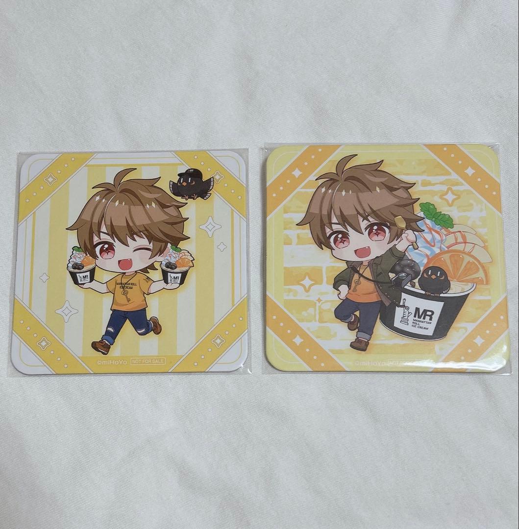 未定事件簿 水無瀬夏彦 マンハッタンロール MR 特典 コースター セット 未定事件簿 水無瀬夏彦 マンハッタンロール MR 特典 コースター セット