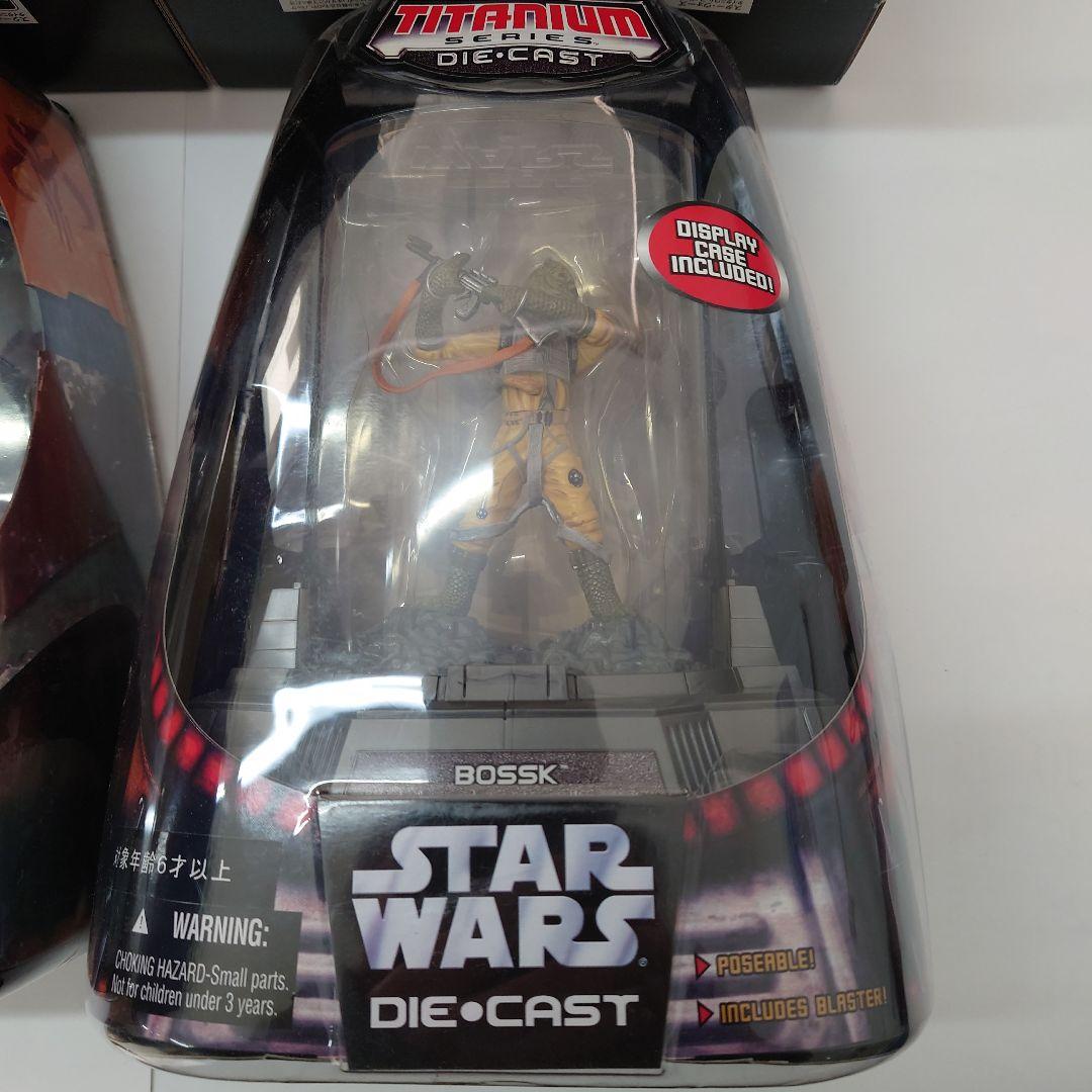 スターウォーズ　タイタニウムフィギュア 4点セット　Star Wars
