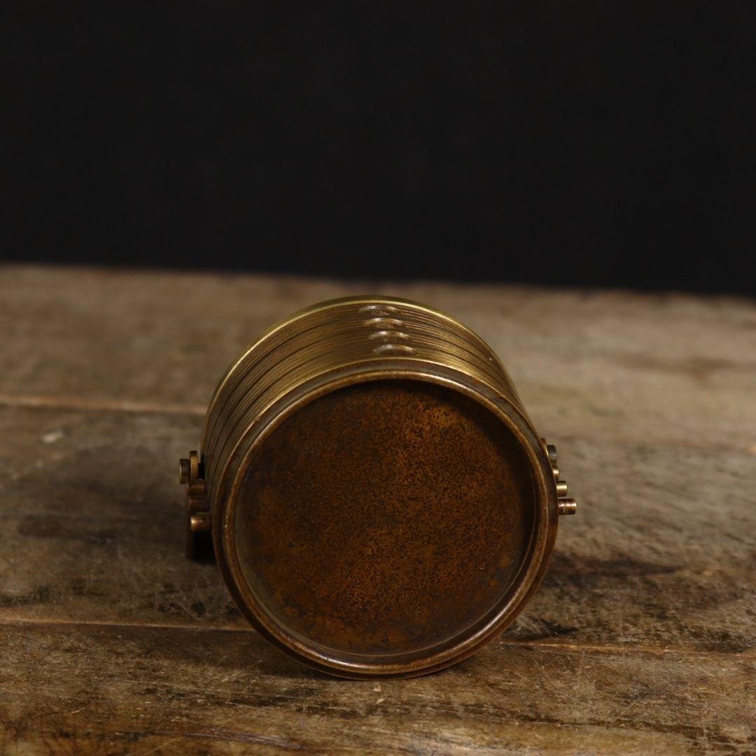 銅細工 手炉 懐炉 香薫炉 蒸籠 香道具 装飾品 工芸品 美術品 置物