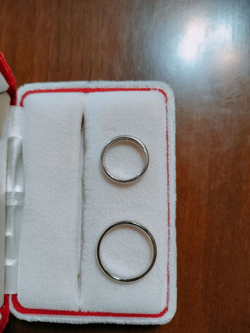 CRESCENT VERIT 　結婚指輪　pt1000 14号　4号