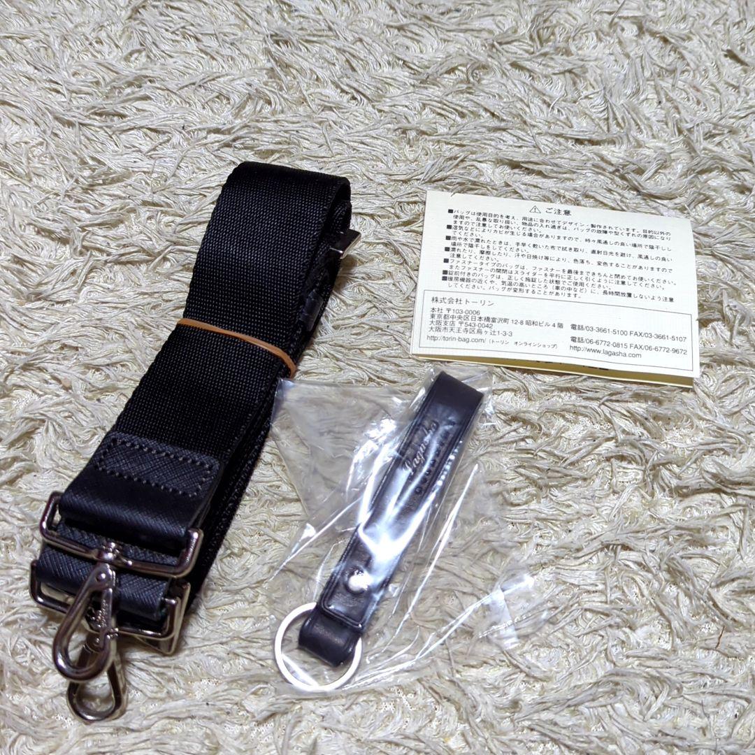 新品Lagasha ナイロン　PUコーティング　牛革　ショルダー　ハンド　バッグ