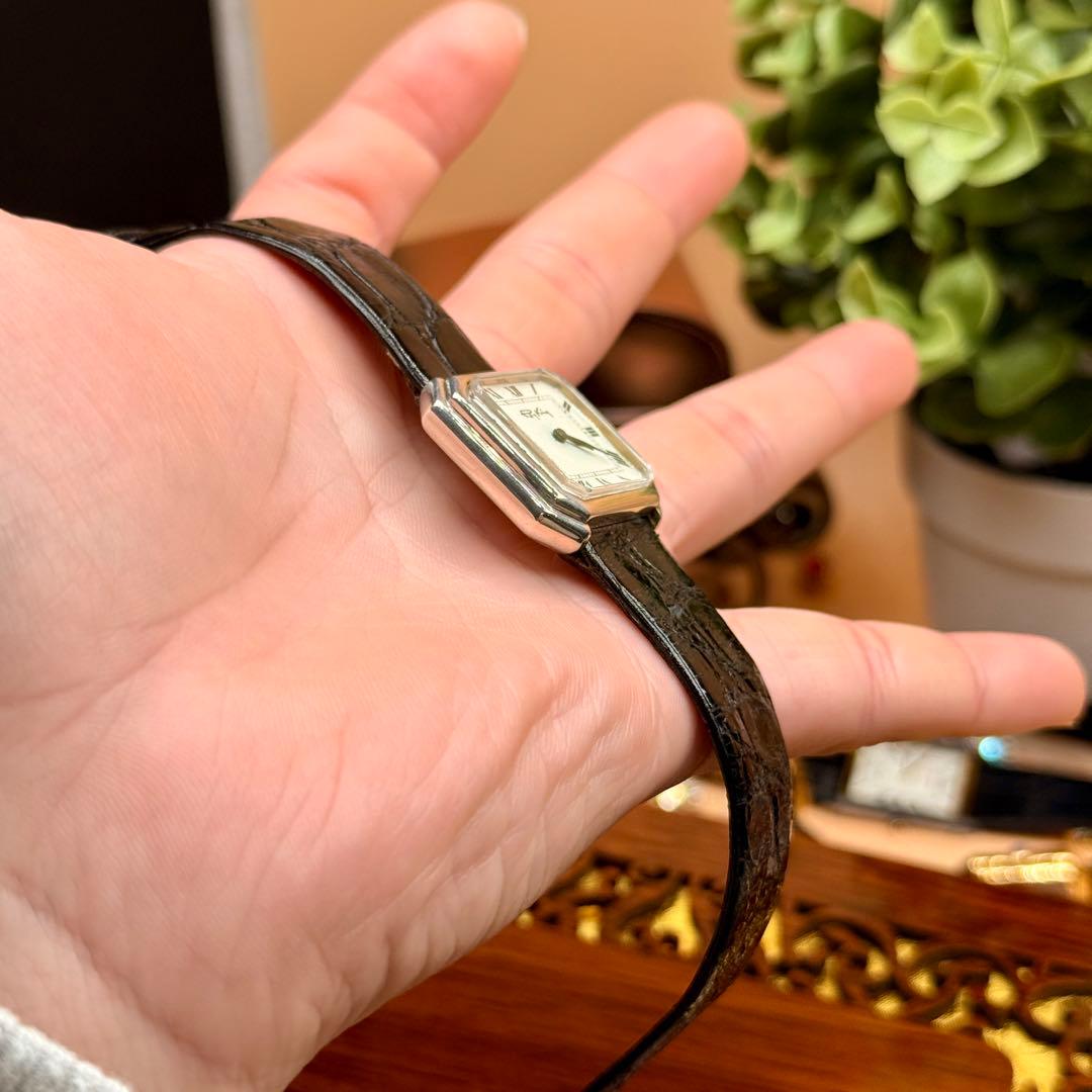 時計 VINTAGE ROY KING SILVER 925 TANK 1970's