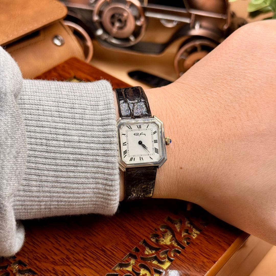 時計 VINTAGE ROY KING SILVER 925 TANK 1970's