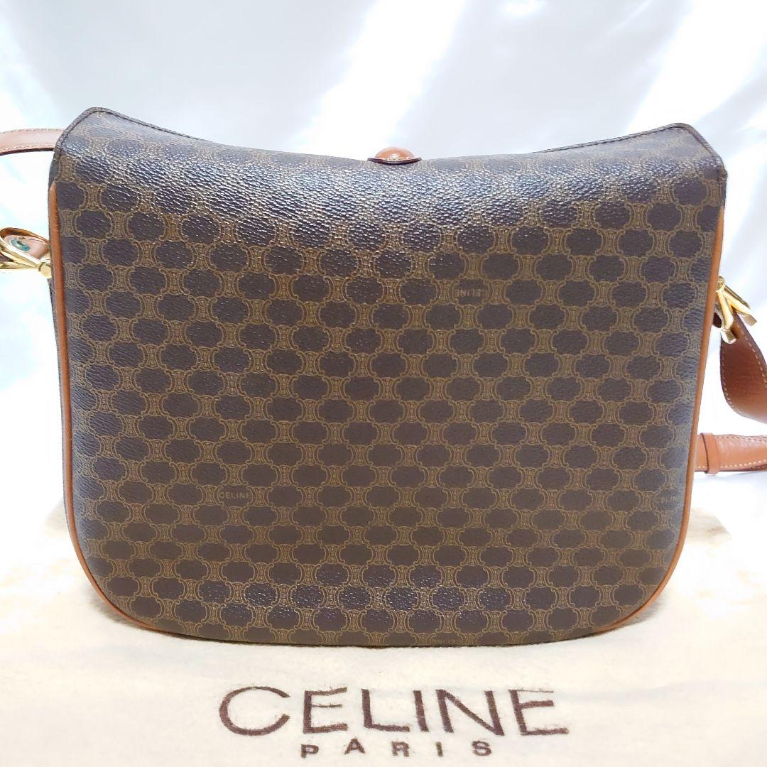 CELINE マカダム柄 ショルダーバッグ トートバッグ