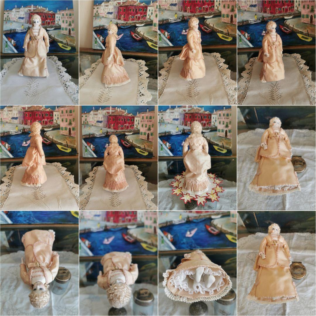 ヴィンテージ 作家物ミニョネットフレンチビスクドール キャシー