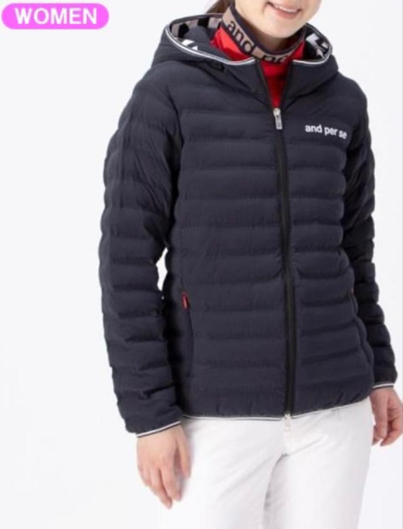 and per se アンパスィ 中綿アウター レディースL